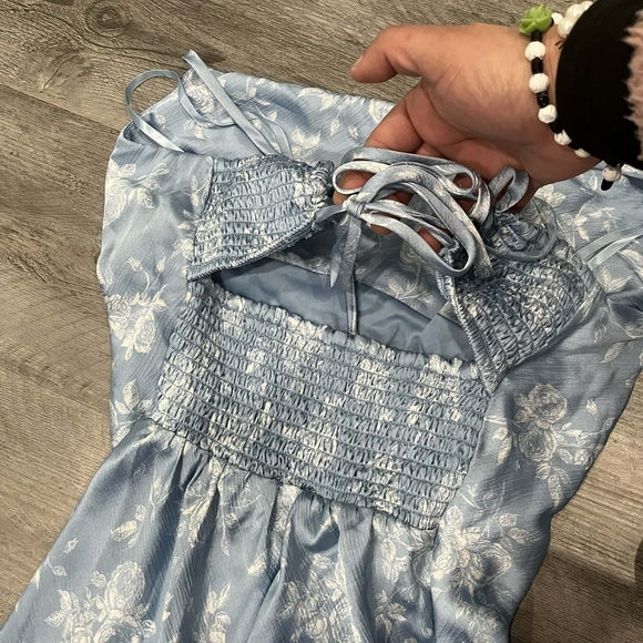 Altar'd State Light Blue Floral Dress - Picture 3 of 5